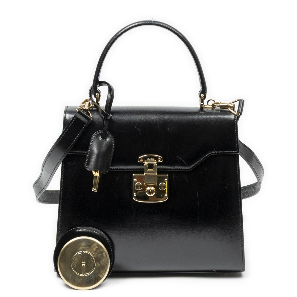 Gucci Vintage Lady Lock Top Handle